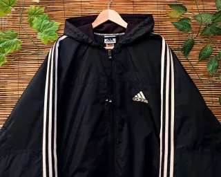 Chaqueta Cortavientos Vintage Adidas XL