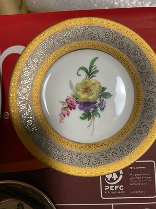 3 Antichi piatti decorativi