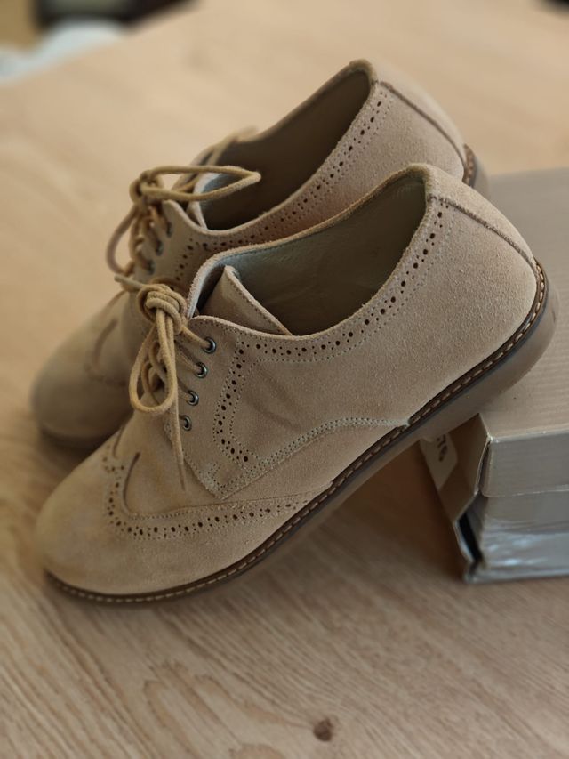 Zapatos Dar2 niño ante beige