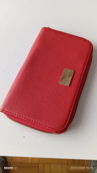 Cartera Michael Kors Roja y Dorada