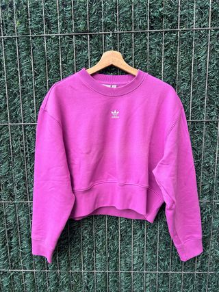 Sudadera Adidas Originals Rosa Crop