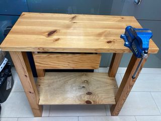 Banco de carpintero de madera