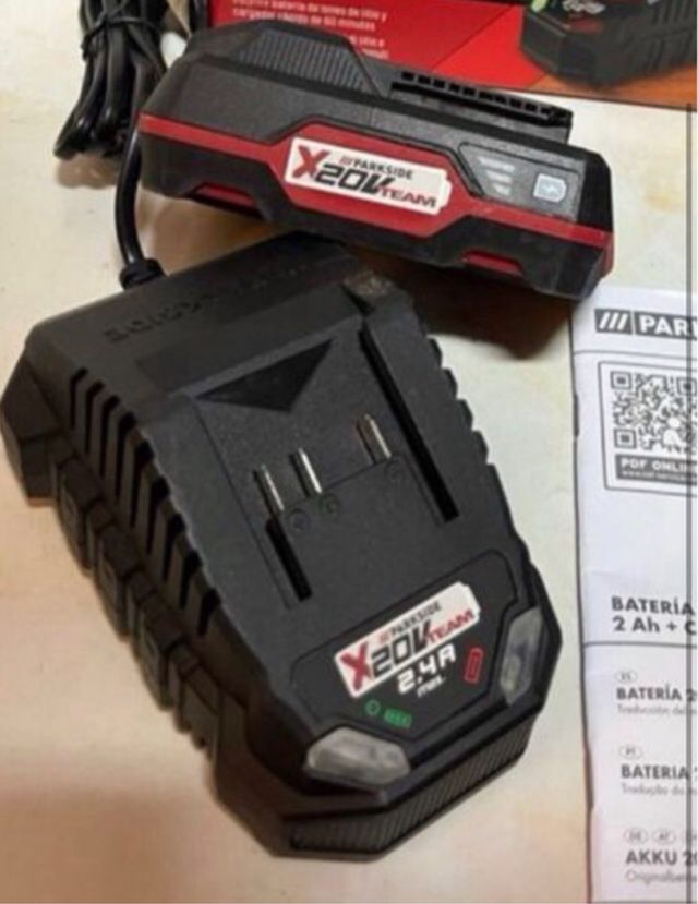 Batteria con Caricabatterie Parkside 20V