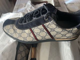 Deportivas Gucci Beige y Marrón