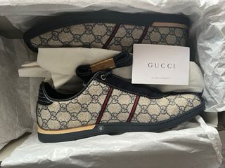 Deportivas Gucci Beige y Marrón