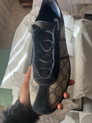 Deportivas Gucci Beige y Marrón
