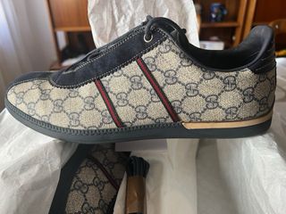 Deportivas Gucci Beige y Marrón