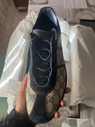 Deportivas Gucci Beige y Marrón
