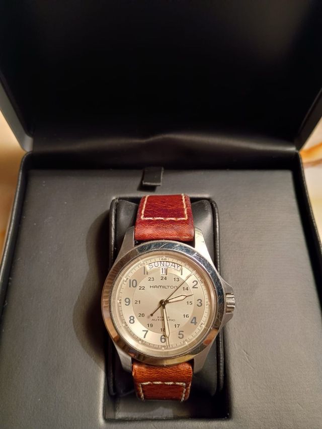 Reloj Hamilton Automático Cristal Zafiro