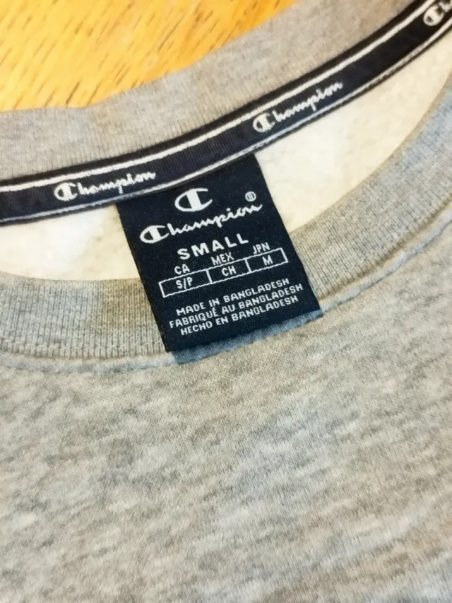Sudadera Champion Gris Talla S
