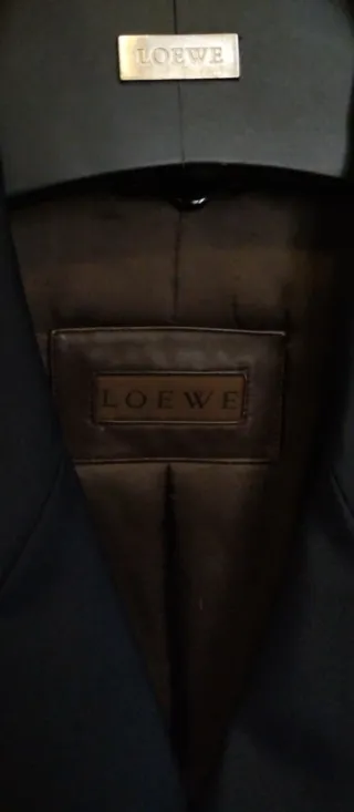 LOEWE Gabardina Caballero Azul