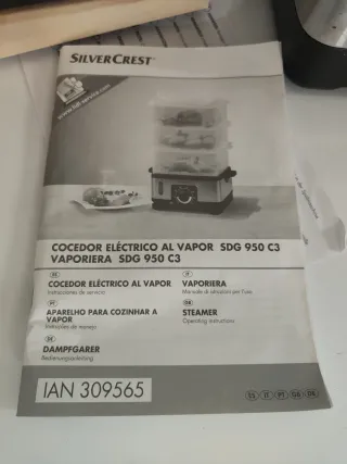 SilverCrest Cocedor Eléctrico al Vapor