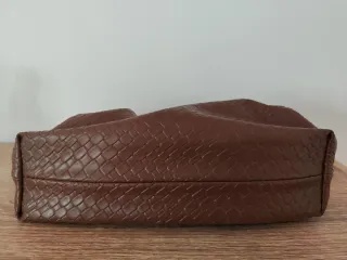 Pochette ecopelle marrone nuova