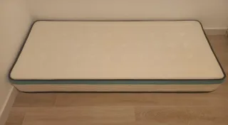 Cama Montessori Blanca 90x200 + Colchón Nuevo