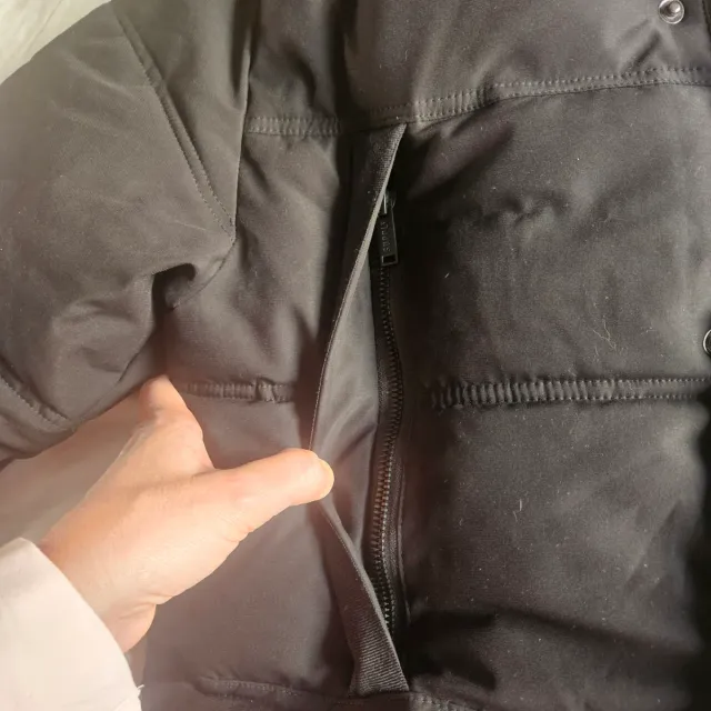 Abrigo largo niño marca Supply negro