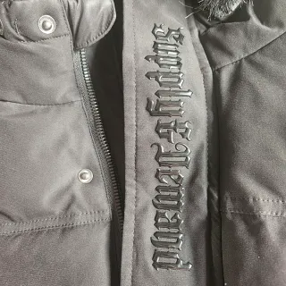 Abrigo largo niño marca Supply negro