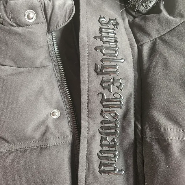 Abrigo largo niño marca Supply negro