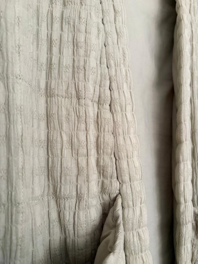 Chaqueta Zara entretiempo verde.