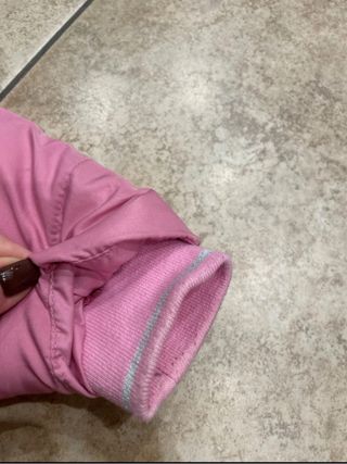 Giubbotto bambina rosa con cappuccio