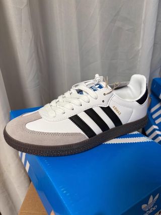 Adidas Samba Talla 37 Blancas Negras