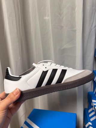 Adidas Samba Talla 37 Blancas Negras