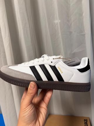 Adidas Samba Talla 37 Blancas Negras