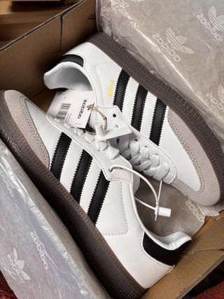 Adidas Samba Talla 37 Blancas Negras