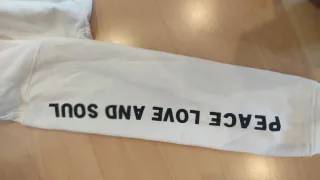 Sudadera Tommy Jeans Blanca y Multicolor