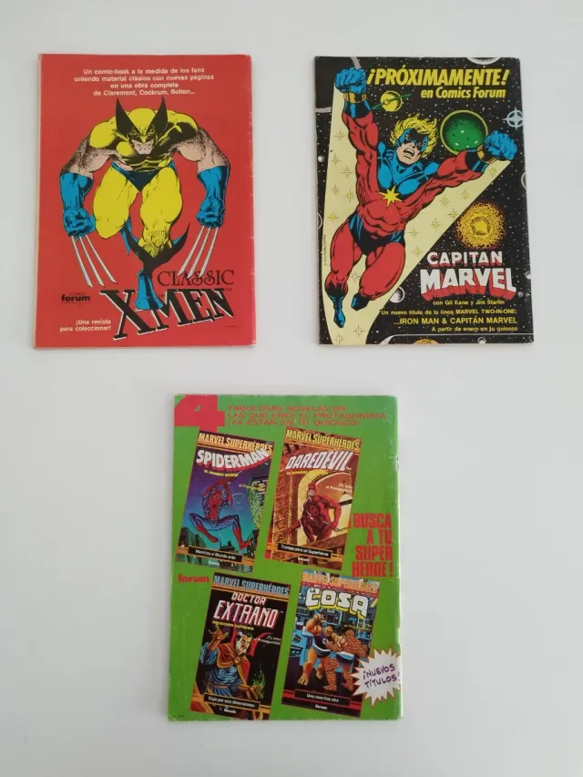 Lote Cómics Marvel Especiales