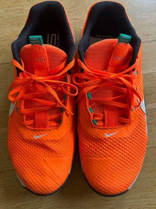 Nike Metcon CrossFit Gym Naranja Blanco