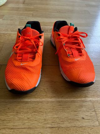 Nike Metcon CrossFit Gym Naranja Blanco