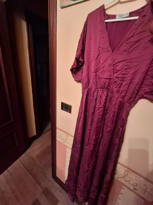 Vestido Mango Morado