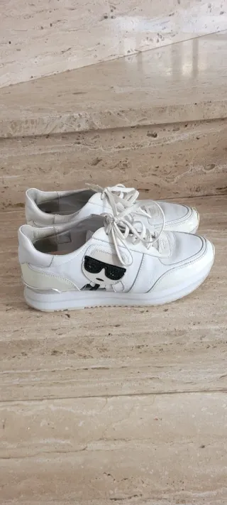Zapatillas Karl Lagerfeld Talla 39 Blancas