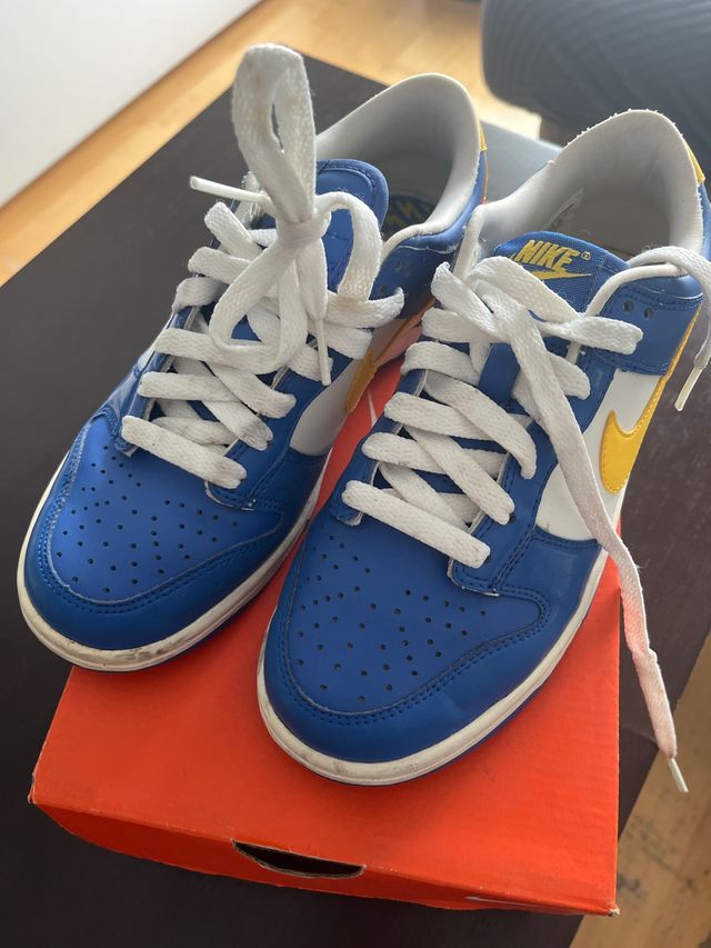Nike Dunk Low Azul y Amarillo