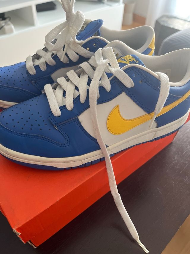 Nike Dunk Low Azul y Amarillo