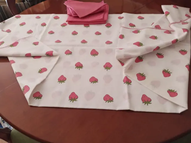 Mantelería 12 servicios + 12 servilletas