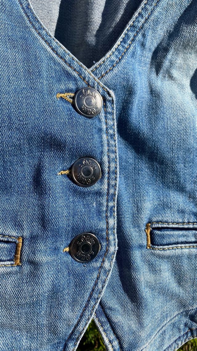 Chaleco vaquero s.Oliver azul