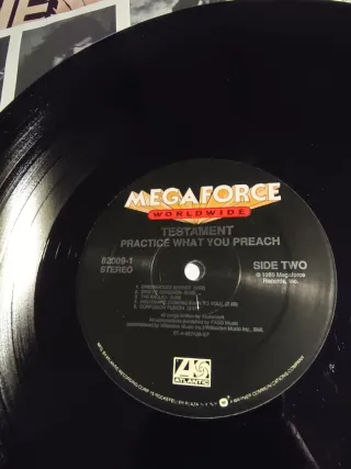 Vinilo Testament Practice What You Preach