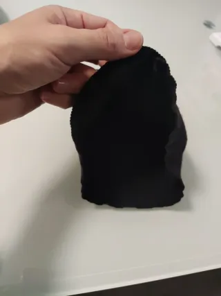 Gorro de invierno negro. 19 céntimetros de largo