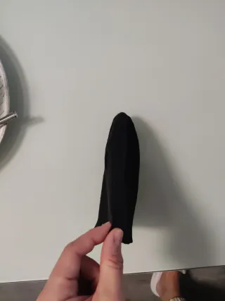 Gorro de invierno negro. 19 céntimetros de largo