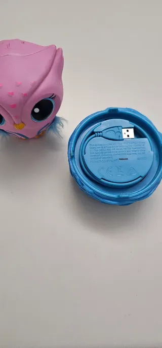 Owleez gufetto rosa interattivo volante