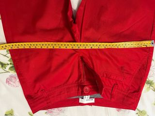 Pantaloni Rossi 100% Cotone