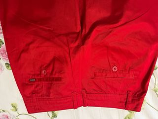 Pantaloni Rossi 100% Cotone