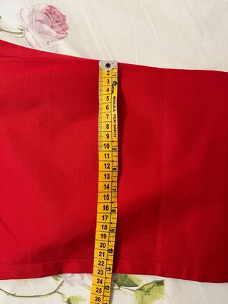 Pantaloni Rossi 100% Cotone