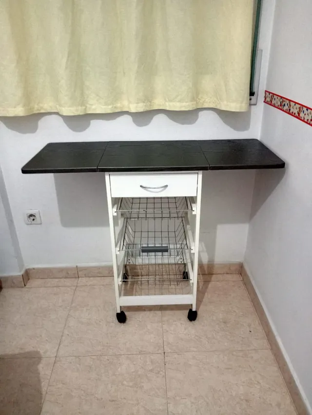 Carrinho Auxiliar de Cozinha com Cestas