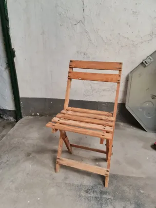 Sillas plegables de madera