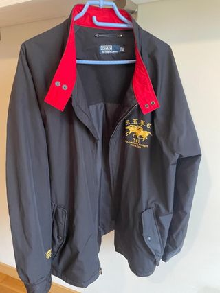 Bomber Polo Ralph Lauren Negra Roja