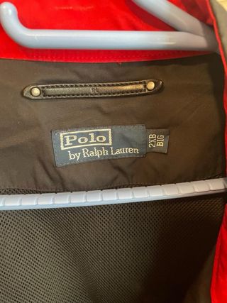 Bomber Polo Ralph Lauren Negra Roja