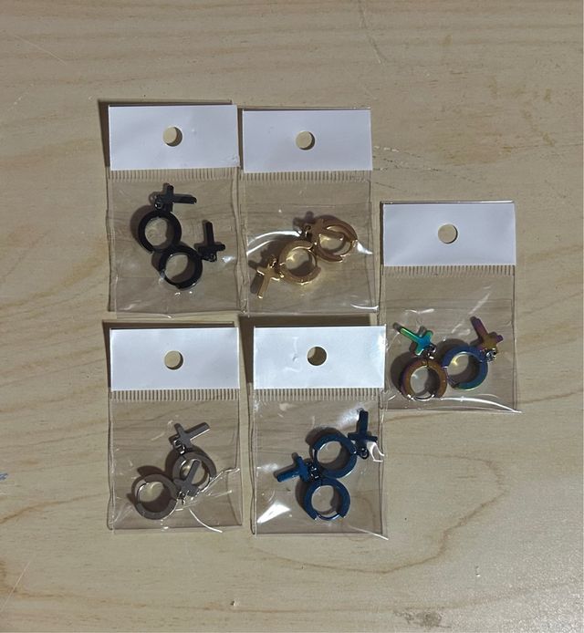 Pendientes Cruces 5 Estilos
