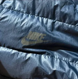 Abrigo Plumas Nike Azul Negro